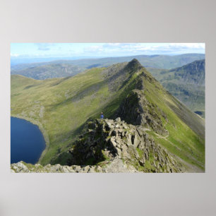 Striding Edge - English Lake District Poster