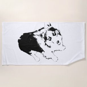 Striding Into the Sun Beach Towel