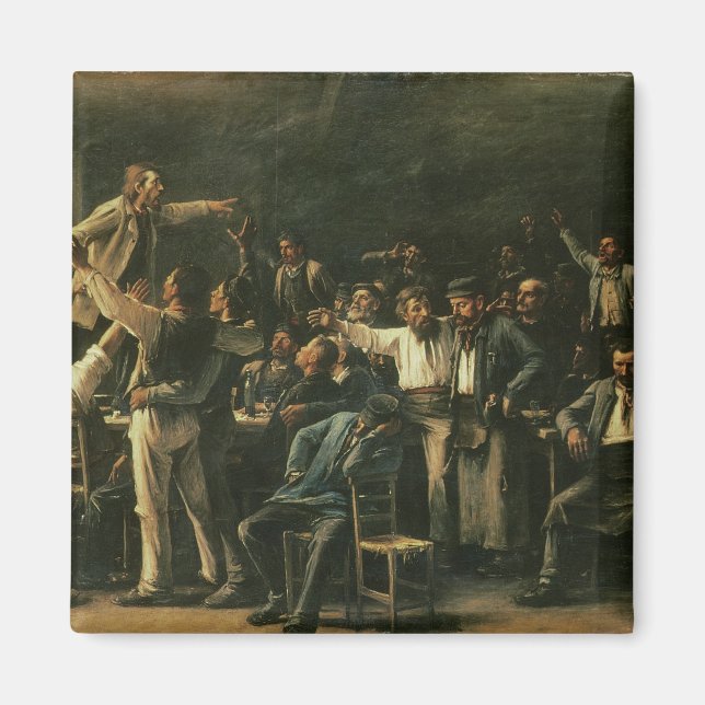 Strike, 1895 magnet (Front)