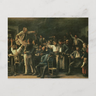 Strike, 1895 postcard