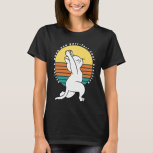 Strike A Pose And Purr Fect Your Practice Yoga Cat T-Shirt