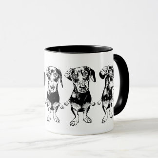 'Strike A Pose' Flippy Ear Dex Combo Mug 325ml
