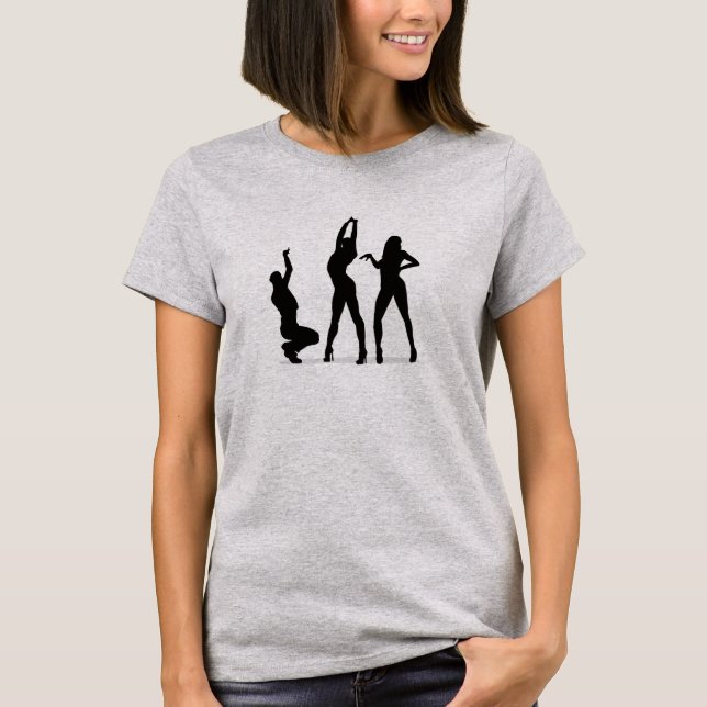 Strike a Pose - Vogue silhouettes T-Shirt (Front)