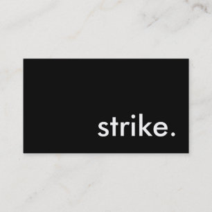 strike. business card