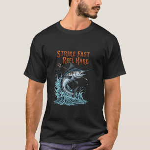 Strike Fast Reel Hard Bowfishing Game Fish T-Shirt