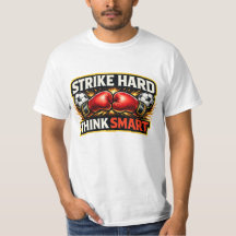Strike Hard Think Smart Motivational Martial Arts 