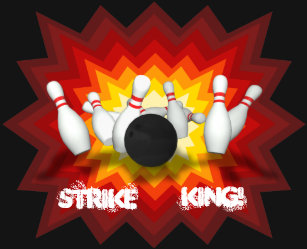 Bowling King Pin T Shirts Shirt Designs Zazzle Uk