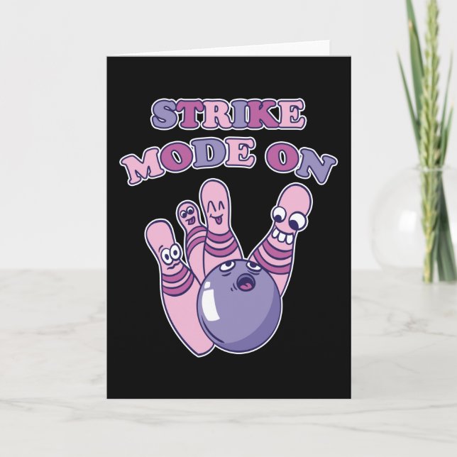 Strike Mode Bowling Player Bowling Gift Card (Front)