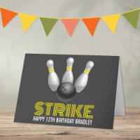 Strike! Modern Bowling Birthday