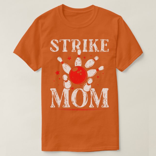 Strike Mum Bowling Spare T-Shirt (Design Front)