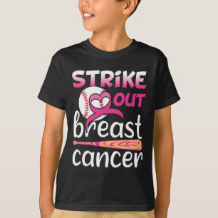 Strike Out Breast Cancer Awareness Baseball Softba T-Shirt