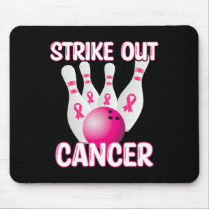 Strike Out Breast Cancer Awareness - Bowling Pink Mouse Mat