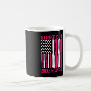 Strike Out Breast Cancer Awareness Softball Us Fla Coffee Mug