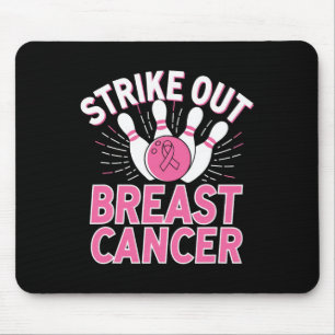 Strike Out Breast Cancer - Breast Cancer Awareness Mouse Mat