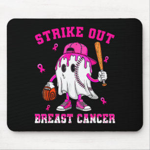 Strike Out Breast Cancer Shirt Boy Baseball Drip N Mouse Mat