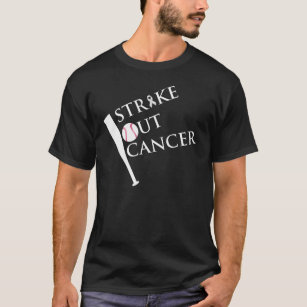 Strike Out Cancer Baseball T-Shirt