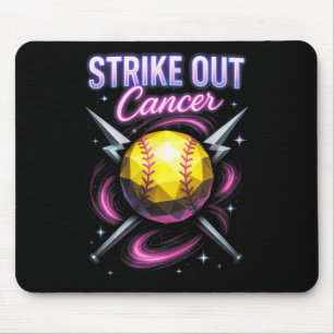 Strike Out Cancer - Breast Cancer Softll Support  Mouse Mat