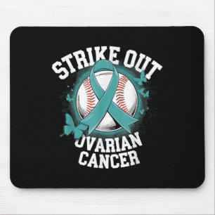 Strike Out Ovarian Cancer Awareness Baseball Style Mouse Mat