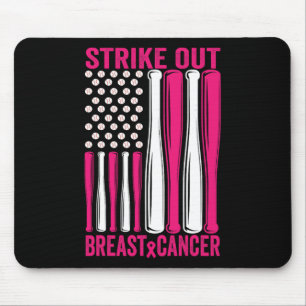 Strike Out Softll Breast Cancer Awareness Mouse Mat