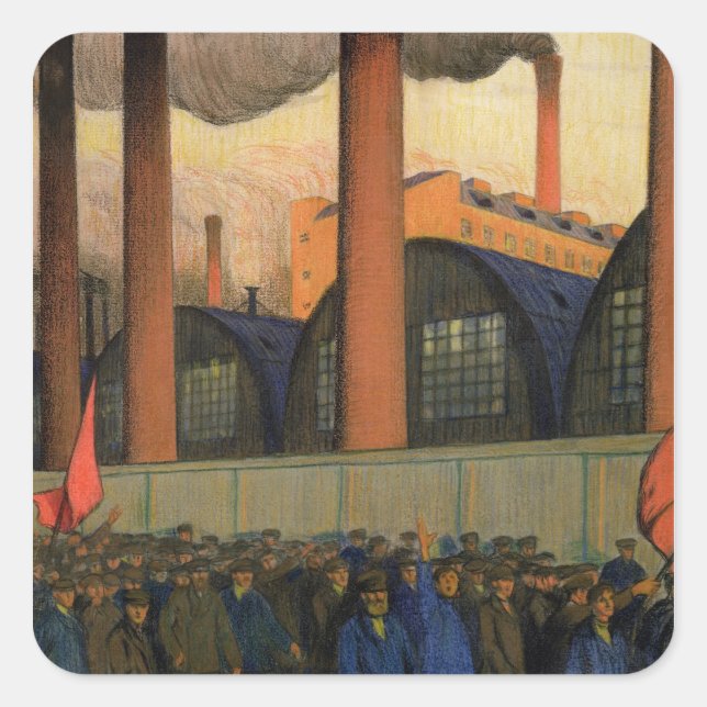 Strike Square Sticker (Front)