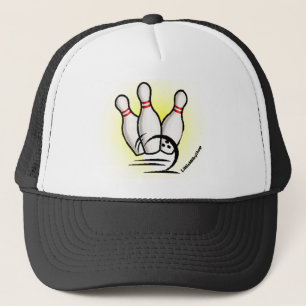 Strike the Bowling Pins Cap/Hat Trucker Hat