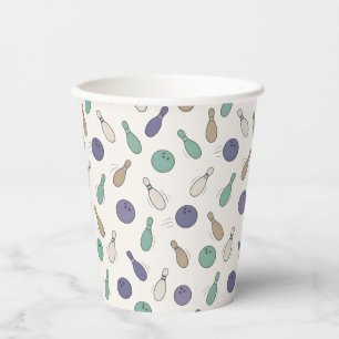 Strike Up Some Fun Vintage Bowling Party Kids Paper Cups