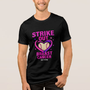 Strikeout Breast Cancer Awareness Domestic Violenc Tri-Blend Shirt