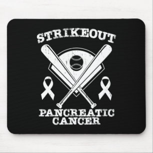 Strikeout Pancreatic Cancer Awareness Month Baseba Mouse Mat