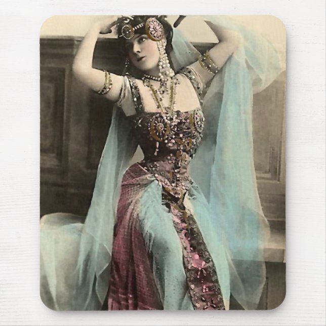 Striking an Egyptian Pose Mouse Mat (Front)