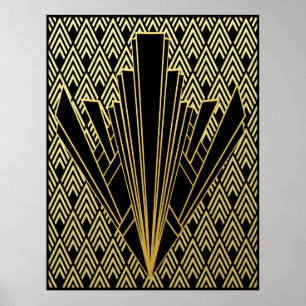Striking Art Deco Style Poster