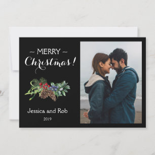 Striking Black Christmas Photo