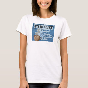 Striking Blue COFFEE WORK TRUE CRIME T-Shirt