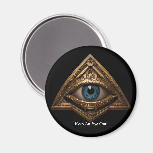 Striking Eye Visual for Your Workspace Magnet