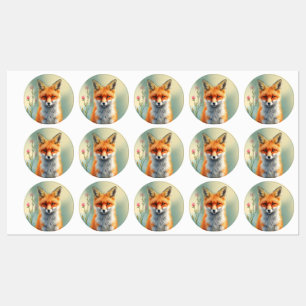 Striking Eyes of a Cunning Red Fox