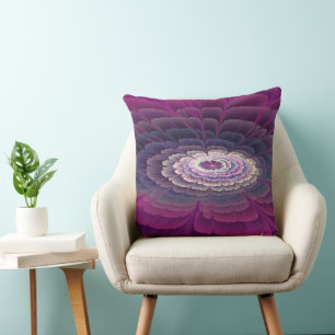 Striking Flower Colourful Abstract Fractal Art Pin Cushion