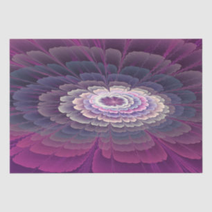 Striking Flower Colourful Abstract Fractal Art Tissue Paper