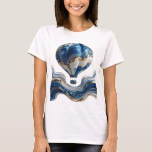 Striking Gold ABSTRACT ART Statement Design T-Shirt