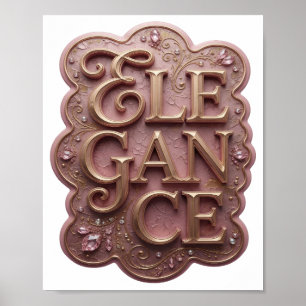 Striking Gold ELEGANCE Poster