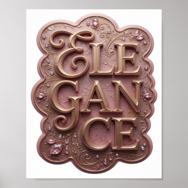 Striking Gold ELEGANCE Poster (Front)