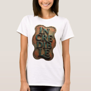 Striking Gold INCREDIBLE Print T-Shirt