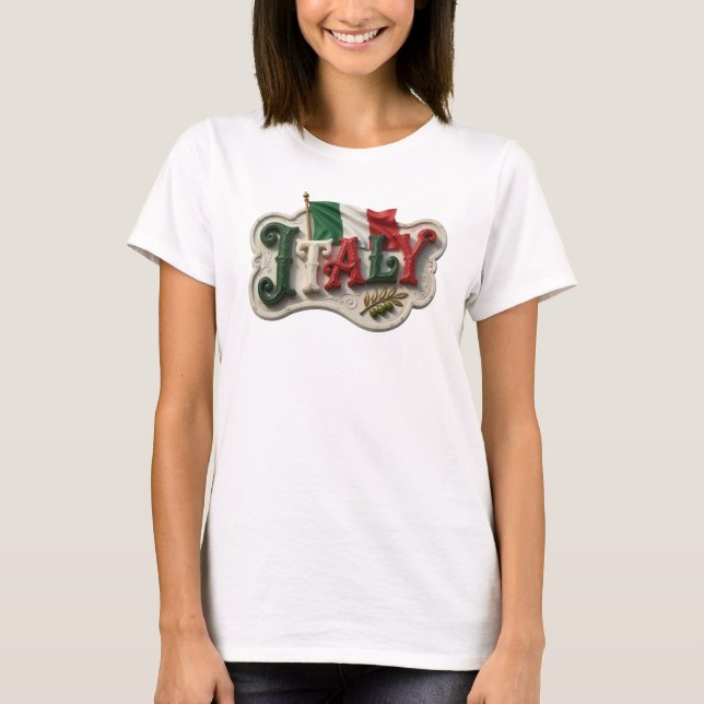 Striking Green ITALY Custom Tee (Front)
