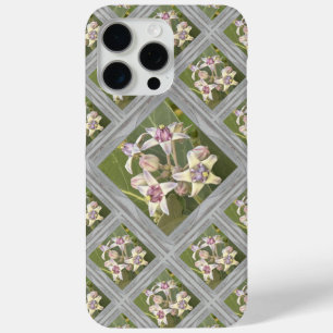 Striking iPhone Case with Crown Flowers