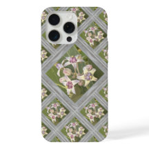 Striking iPhone Case with Crown Flowers