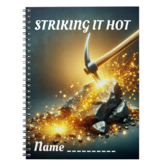 Striking It Hot Spiral Photo Notebook