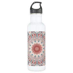 Striking Modern Kaleidoscope Mandala Fractal Art 710 Ml Water Bottle