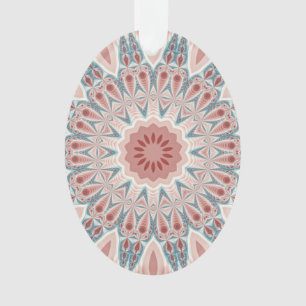 Striking Modern Kaleidoscope Mandala Fractal Art Ornament