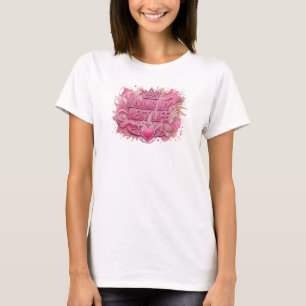 Striking Pink LIVING MY BEST LIFE Print T-Shirt