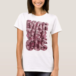 Striking Pink MARVELOUS Custom Design T-Shirt