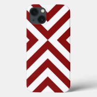 Striking Red and White Chevrons
