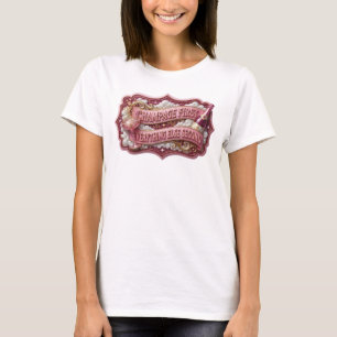 Striking Red CHAMPAGNE FIRST Print T-Shirt
